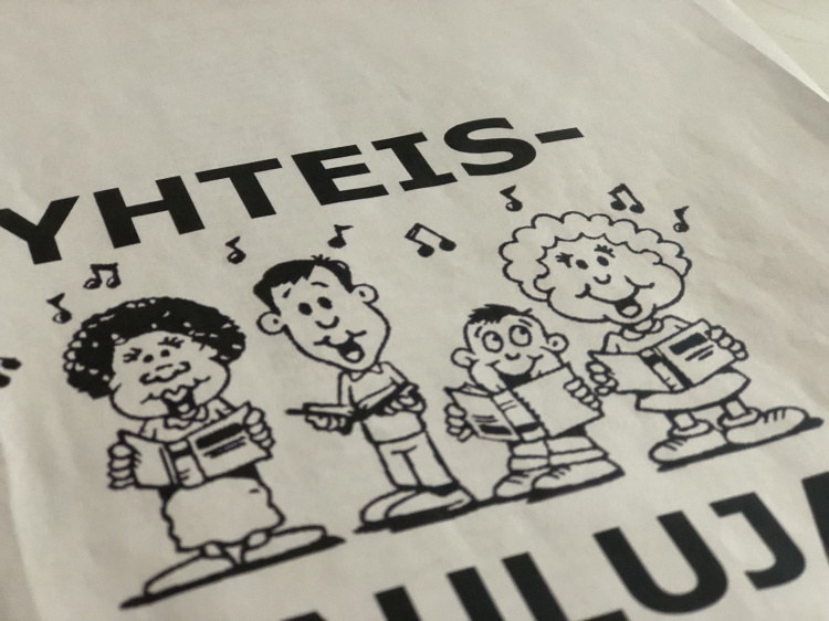 Yhteislauluvihkon kansi.